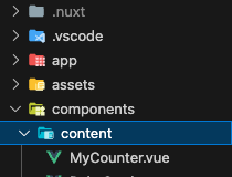 在 markdown 中引入 Vue 元件的示範